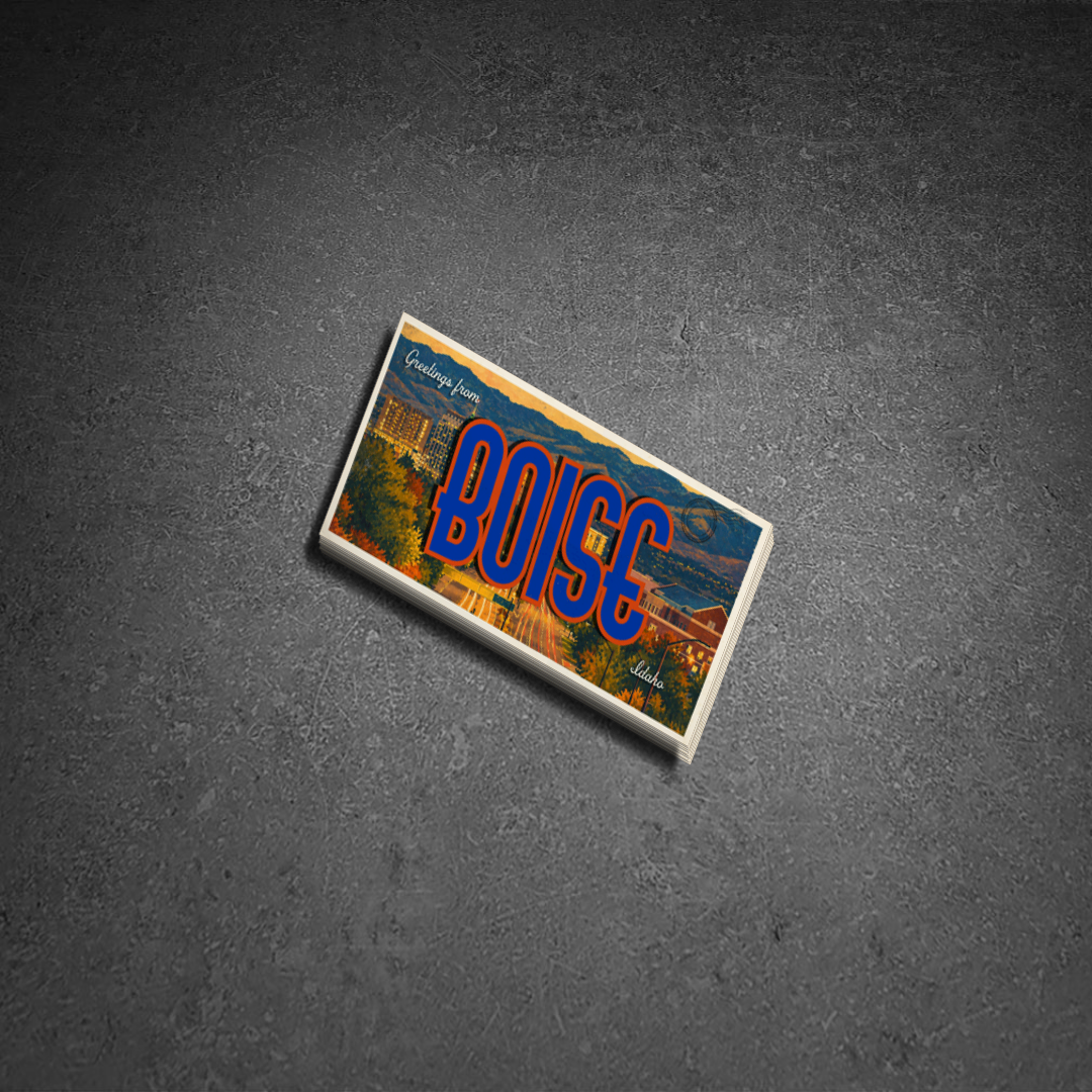 Boise Postcard Sticker